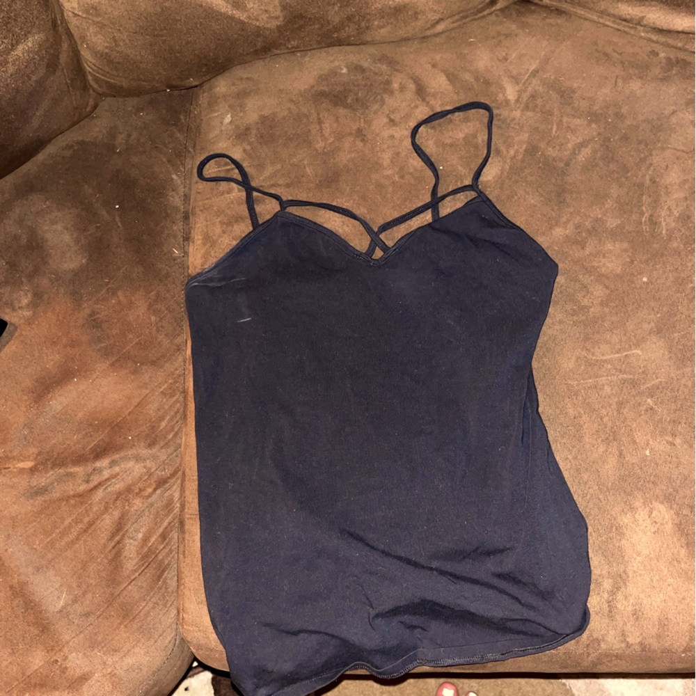 Black tank top